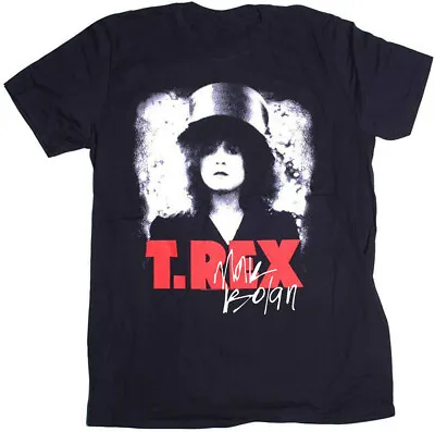 Vintage Marc Bolan T. Rex Band Men T-shirt Black Short Sleeve All Sizes T-shirt • $19.99