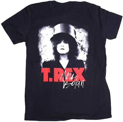 Vintage Marc Bolan T. Rex Band Men T-shirt Black Short Sleeve All Sizes • $16.99