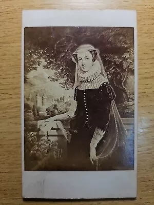 ANTIQUE CDV PHOTO VICTORIAN MARY QUEEN OF SCOTS 1890's  • £5.50