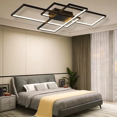 Modern LED Lamp Ceiling Lights Ceiling Light Chandeliers For Living Room Bedroom • £51.99