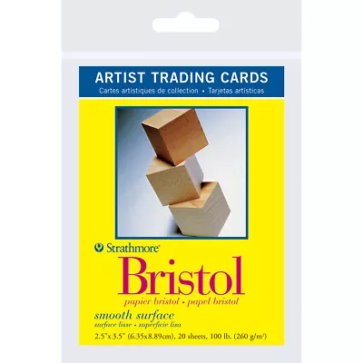 6 Pack Strathmore Artist Trading Cards 2.5 X3.5  20/Pkg-Bristol Smooth 62105901 • $44.52