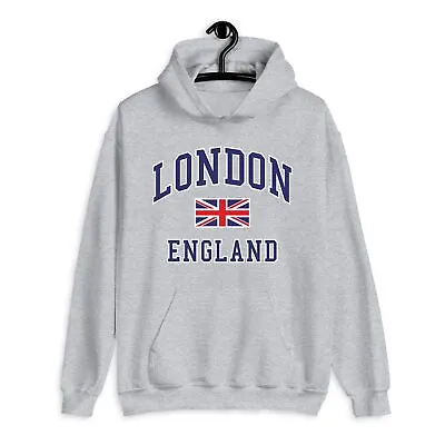 I Love London England Hoodie Tourist Novelty Souvenir Union UK Men Women Hoody • £21.99
