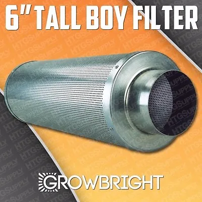 6  X 28  Growbright Tall Boy Activated Carbon Charcoal Filter Odor Scrubber  • $129.95