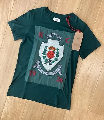 £22 • Buy Kent & Curwen David Beckham Royal Rose T-Shirt Size S RRP £85 BNWT 