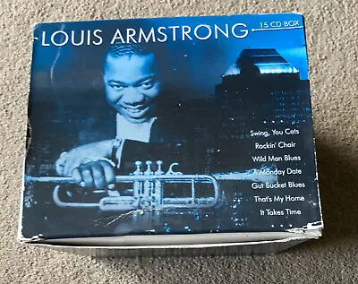 Louis Armstrong 15 CD Box Set Blues/Swing • £9.99