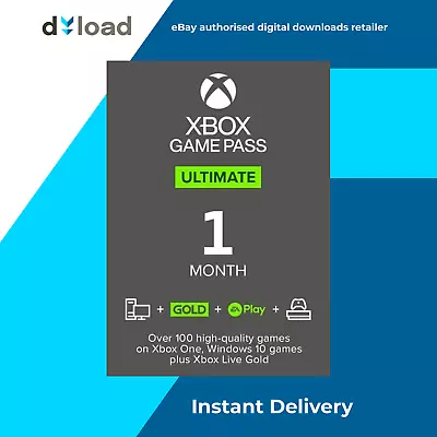 Microsoft Xbox Game Pass ULTIMATE 1 Month Membership - Xbox Series One X|S • $16.99