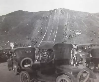 Vintage Capistrano Motorcycle Hill Climb Photo Original Snapshot 1920s • $47.96