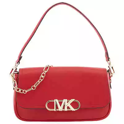 Michael Kors Crimson Leather Medium Parker Shoulder Bag 30F2G7PC2L-602 • $175.98