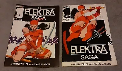 1 X Elektra Saga Marvel Comics 1984 - Eds. Available: #3 & #4   • £7