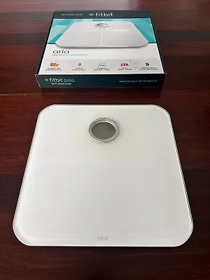 FitBit Aria Wi-Fi Smart Bathroom Scales (White) Boxed - Weight BMI Body Fat • $15
