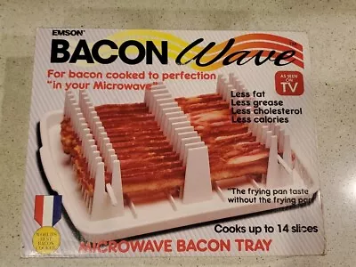 Bacon Wave Microwave Bacon Tray As Seen On TV Open Box • $12
