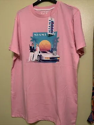 Miami Vice Mens T-shirt Size : L • £7.90