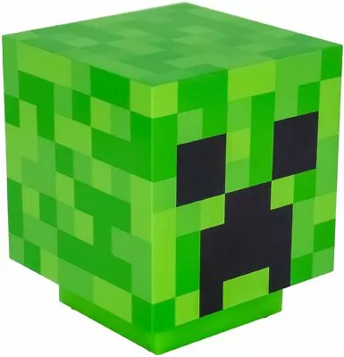 Minecraft Creeper Light W Sound Table Desk Lamp Night Light Mood Room Decor Icon • $25.95