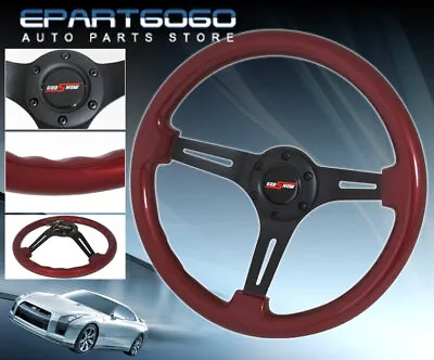$65.99 • Buy Tracking Drifting Tuning Sport Steering Wheel Jdm Vip God Snow Button