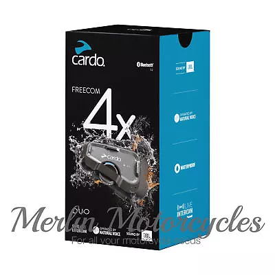 Cardo Scala Rider Freecom 4X Duo JBL Motorcycle Intercom System Headset • $497.33