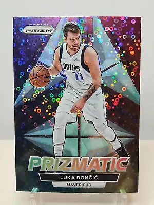 Luka Doncic 2022-23 Prizm Prizmatic Silver Disco Prizm SP #16 Dallas Mavericks • $10.80