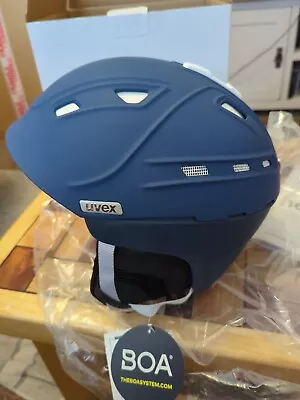 Uvex P2US Navyblue Mat Ski Snowboard Helmet Wintersport • $73.99