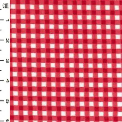 100% Cotton Poplin Fabric Rose & Hubble Mini Check Gingham Plaid Summer • £3.60