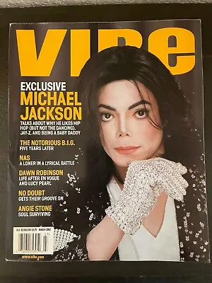 Vibe Magazine Michael Jackson March 2002 • $15