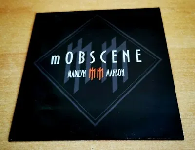 MARILYN MANSON MObscene ULTRA RARE SPANISH PROMO CD SINGLE CARD SLEEVE 2003 RARE • $17.99