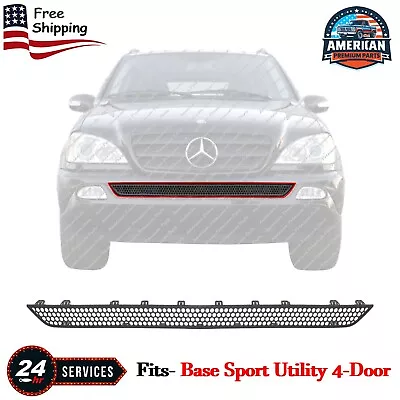 New Bumper Grille For 1998-2005 Mercedes Benz ML320 ML350 ML430 Front Primed • $45.92