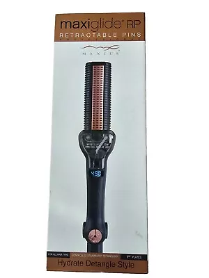 Maxius Maxiglide RP Retractable Pins Steamburst Professional Hair Straightener • $64.99