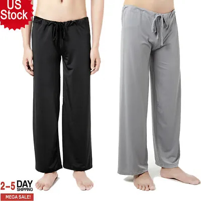 Men's Lounge Pants Pyjama Bottoms Loungewear Soft Jersey Pants Size 2XL 3XL 4XL • $12.99