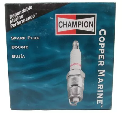 Champion 828M Pack Of 4 Copper Marine Spark Plugs (QL77JC4) • $18.18