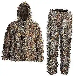  Ghillie Suit 3D Leafy Ghillie Suit And Camo Suit M(Fit Tall 4.9-5.9ft) • $25.24
