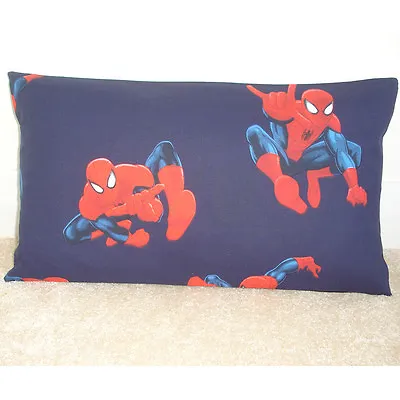 Spiderman Cushion Cover 16  X 12  Oblong Kid's Marvel Comics Superheroes • £8.49