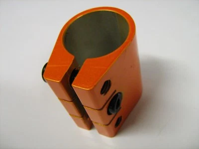 £3 • Buy Alloy Triple HIC Clamp ORANGE For 31.8mm Dia. (standard Size) Stunt Scooter Bar