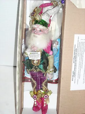 Mark Roberts Collection Christmas Santa Claus Jingle Bells Fairy Elf 11” NIB • $39.99