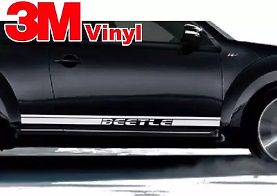 $42.99 • Buy  Rocker Panel Stripe Fits: 1998-2016 Volkswagen Beetle Vinyl Graphics Decals 3M 