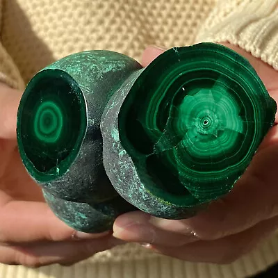 157LB Natural Malachite Quartz Raw Stone Decoration Polishing Ornaments • $0.99