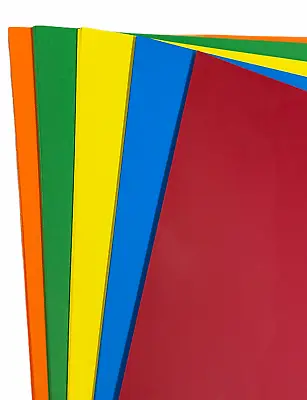 A4 Bright Coloured Card Card 50 Sheets 160gsm Assorted 5 Colours Coloured Card  • £5.29