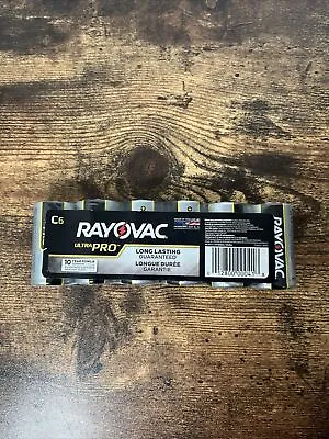 Rayovac C Batteries Ultra Pro Alkaline C6 Cell Batteries (6 Battery Count) • $13.99