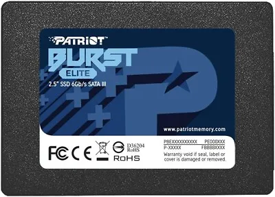 $21.99 • Buy Patriot Burst Elite SATA 3 120GB SSD 2.5  Solid State Drive