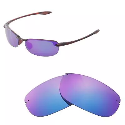 New Walleva Polarized Purple Replacement Lenses For Maui Jim Makaha Sunglasses • $24.99