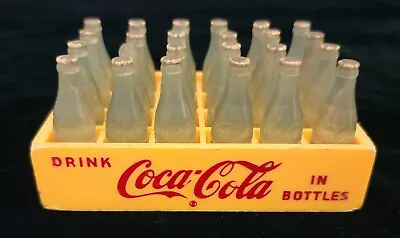Miniature Coca Cola Crate With Bottles Dollhouse Vintage • $19.99