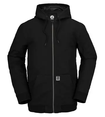 NWT VOLCOM DUSTBOX - Men's NEW Black Snowboard Jacket - Size Small • $149.99