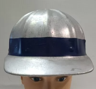 Vintage Fibre Metal Aluminum Hard Hat Miners Helmet Size 8 -6 3/4  Vintage Old  • $28