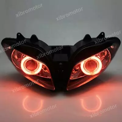 $299.99 • Buy HID Projector Headlight Assembly Red Angel Eyes Lamp For Yamaha YZF R1 2002-2003