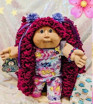 🌞Vintage Cabbage Patch Kid Custom Re-root With Freckles 💕 • $185