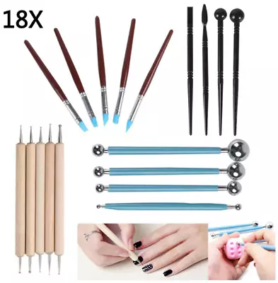 £6.45 • Buy 18Pc Polymer Clay Tools Modelling Sculpting Tool Pottery Models Art Projects Set