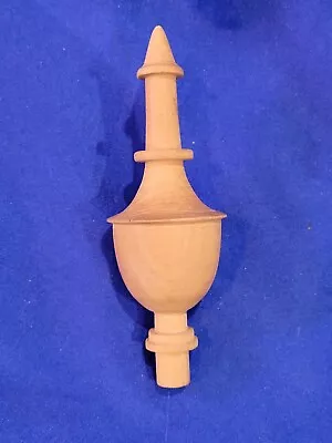 Wood Finial Unfinished For Clock Bed Or Furniture  Finial   • $21.99