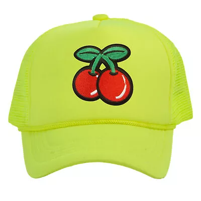 Top Headwear Large Cherry Hat - Mens Womens Cherries Snapback Trucker Cap • $13.95