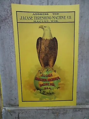 J I CASE FARM ADVERTISING Case Eagle 8 1/2 By 14 Racine Wisconsin • $9.99