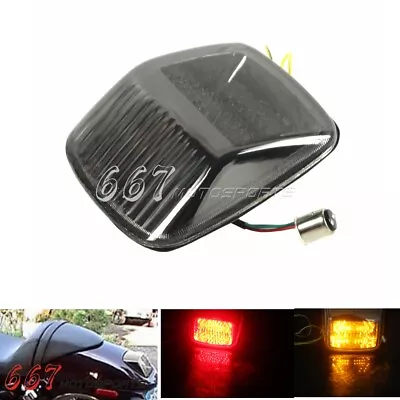 $53.45 • Buy Smoke LED Brake Taillight W/ Turn Signals Light For Harley Deuce V-ROD 2002-2011