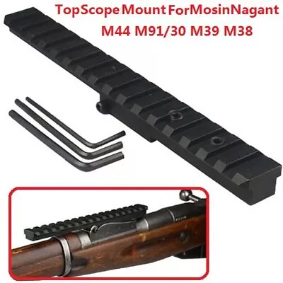 Mosin Nagant Rear Sight Install Scope Mount 16 Slots • $14.55