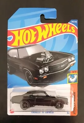 Hot Wheels 2022 Mainline Chevelle SS Express Diecast Black Car Muscle Power • $4.47